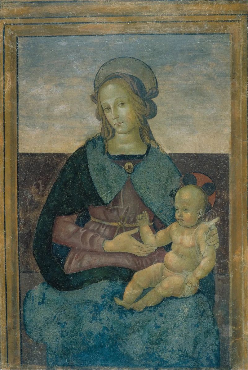 Jomfru med barnet - Pietro Perugino