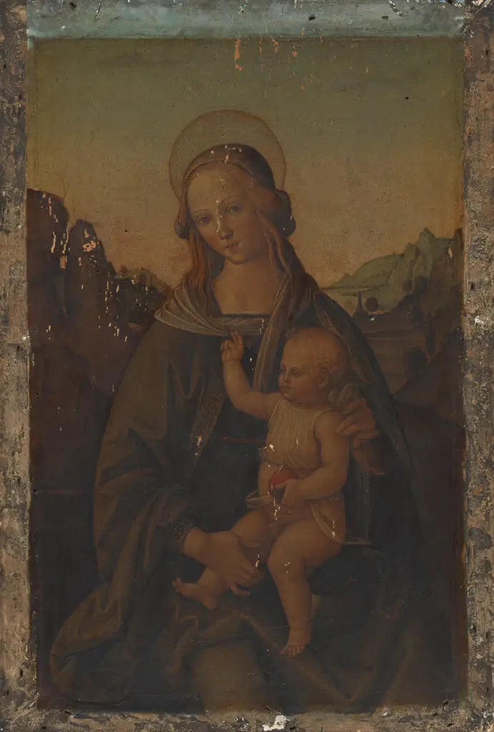 Jomfru med barnet - Pietro Perugino