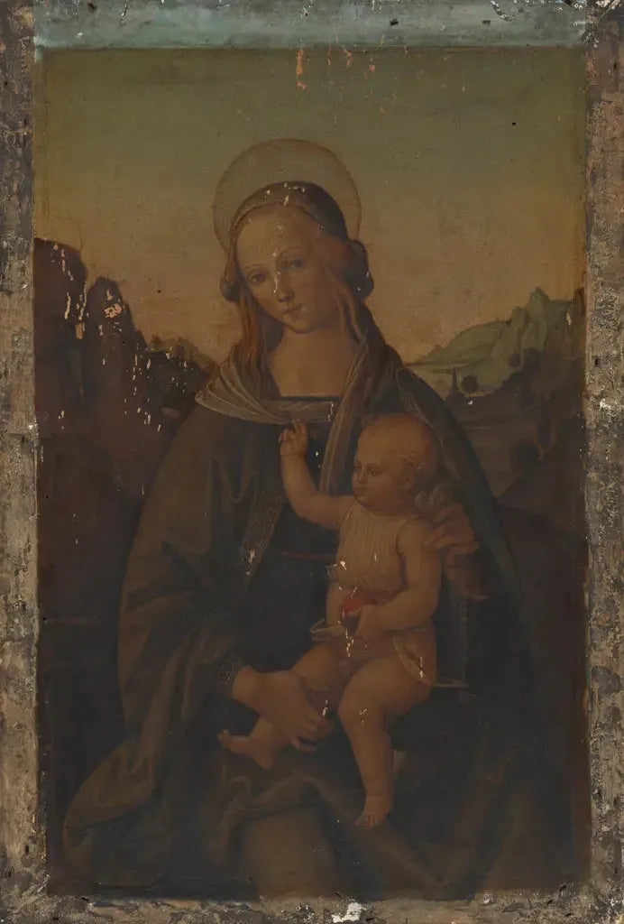 Jomfru med barnet - Pietro Perugino