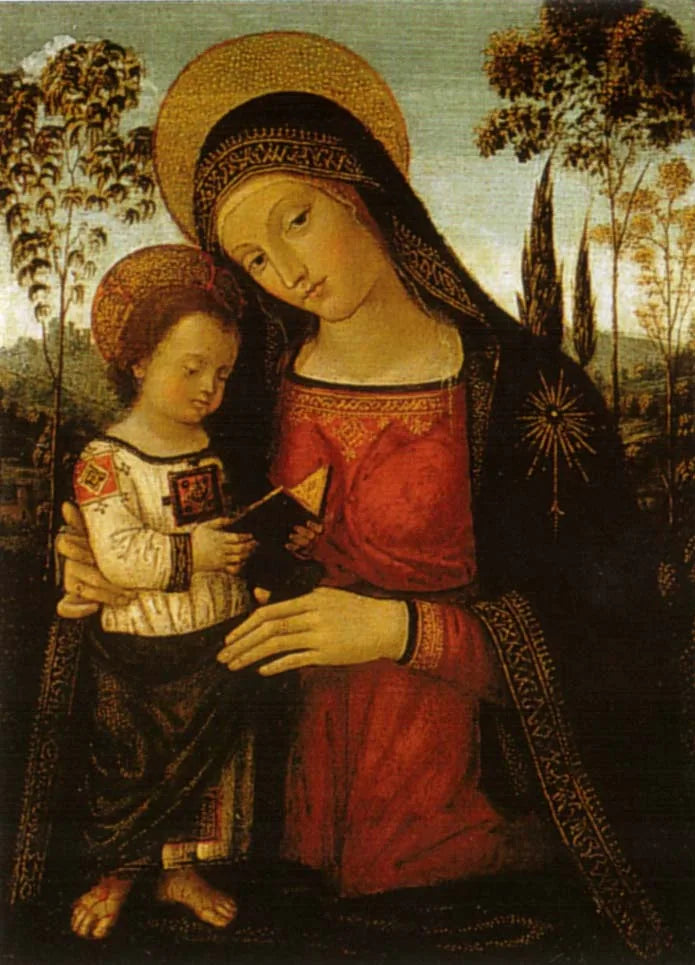 Jomfru med barnet - Pinturicchio