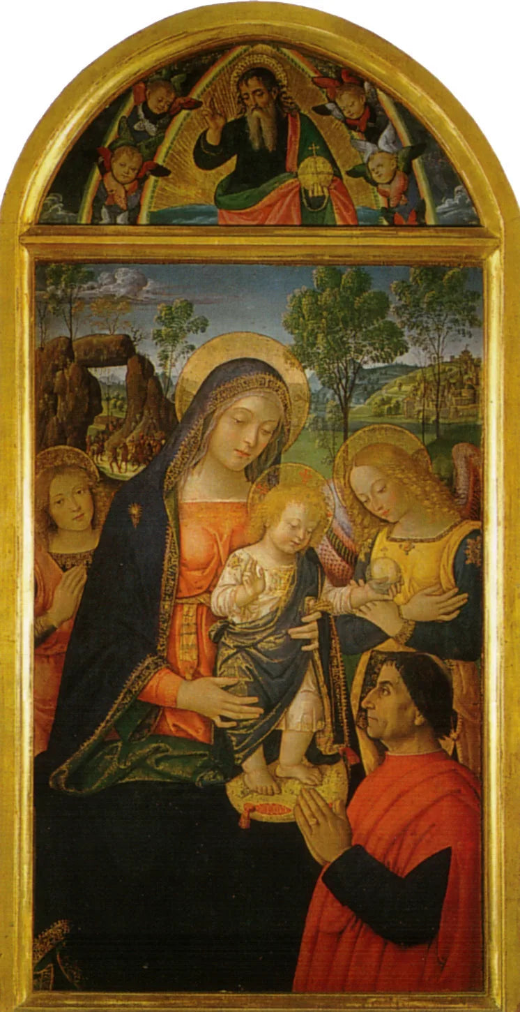 Jomfru med barnet - Pinturicchio