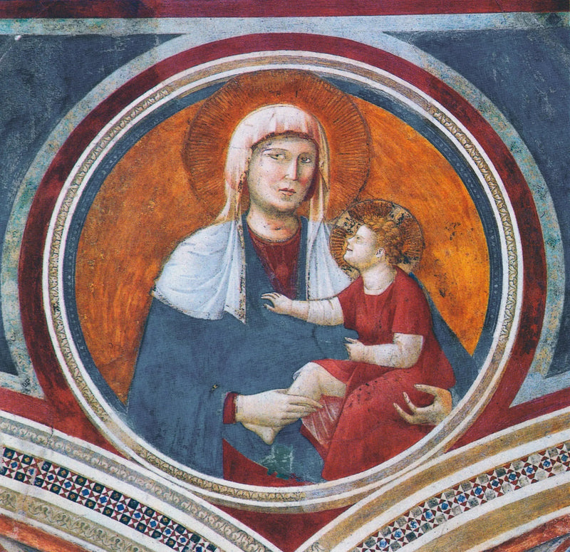 Jomfru med barnet som ler - Giotto
