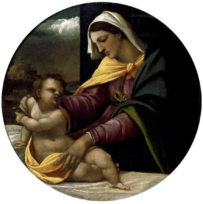 Jomfru med barnet - Sebastiano del Piombo