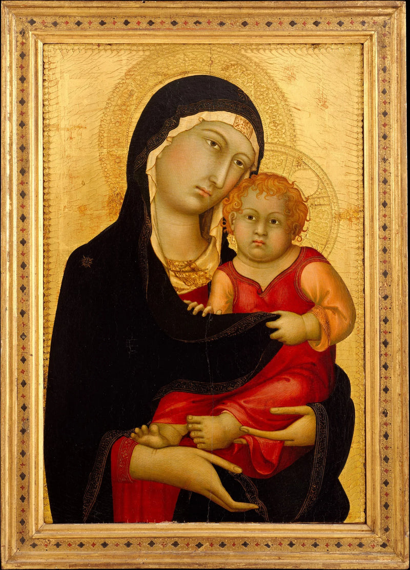 Jomfru med barnet - Simone Martini