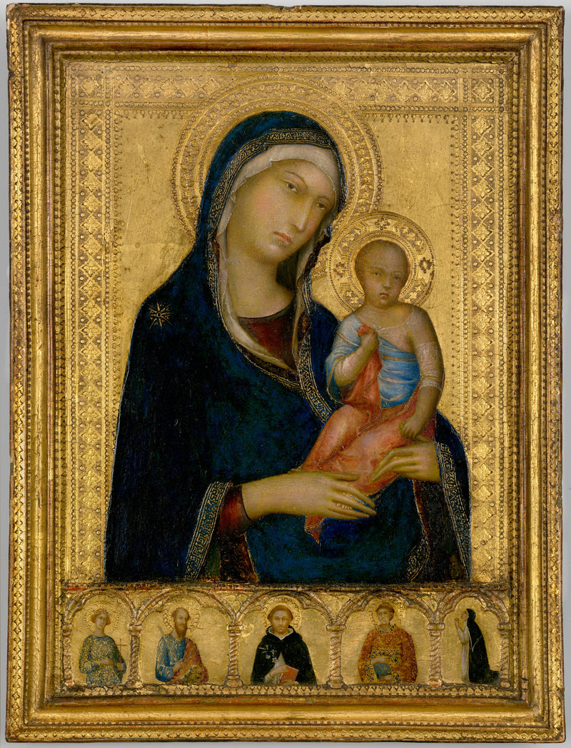 Jomfru med barnet - Simone Martini