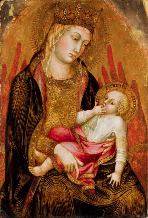 Jomfru med barnet - Taddeo di Bartolo