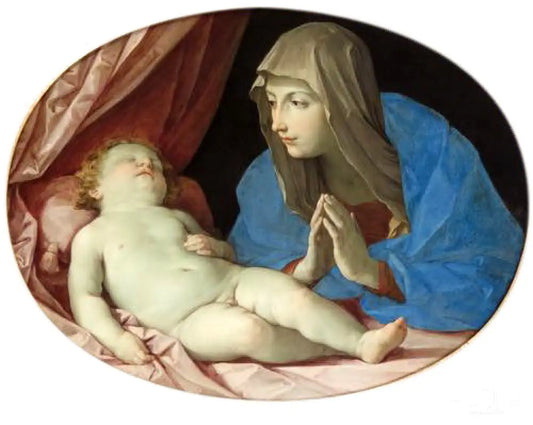 Vierge à l’enfant - Guido Reni Reproductions de tableaux à la peinture à l’huile