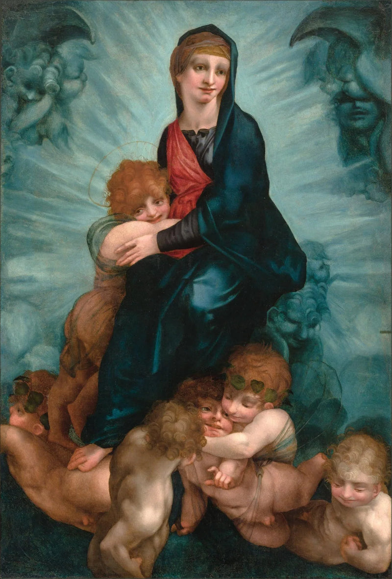 Jomfru med engler - Rosso Fiorentino