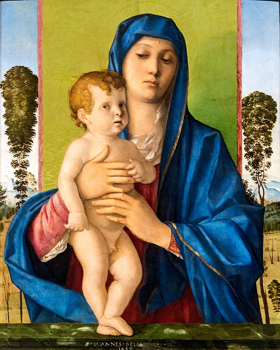 Jomfru med busker - Giovanni Bellini