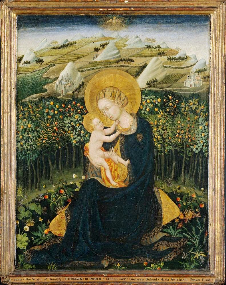 Ydmykhetens jomfru - Giovanni di Paolo