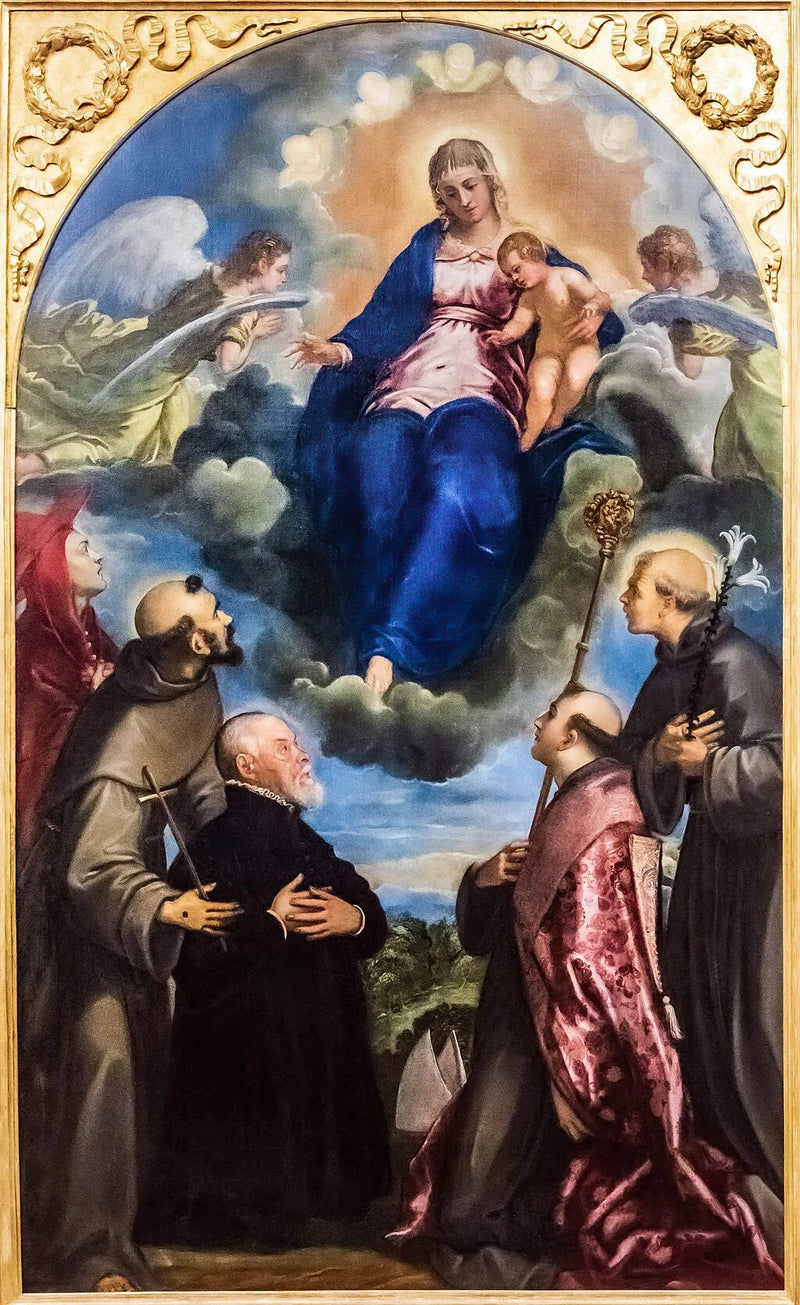 Jomfru i herlighet - Jacopo Tintoretto