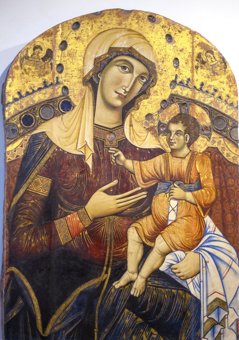 Jomfru av Saint Bernardin - Guido da Siena