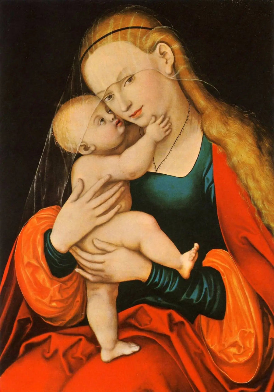 Jomfru av Den gode Hjelp - Lucas Cranach den eldre