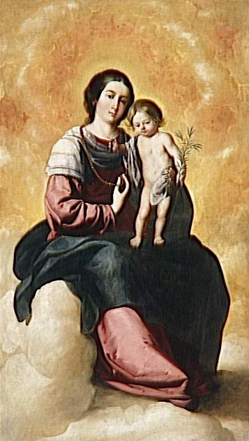 Jomfru av Rosenkransen - Francisco de Zurbarán