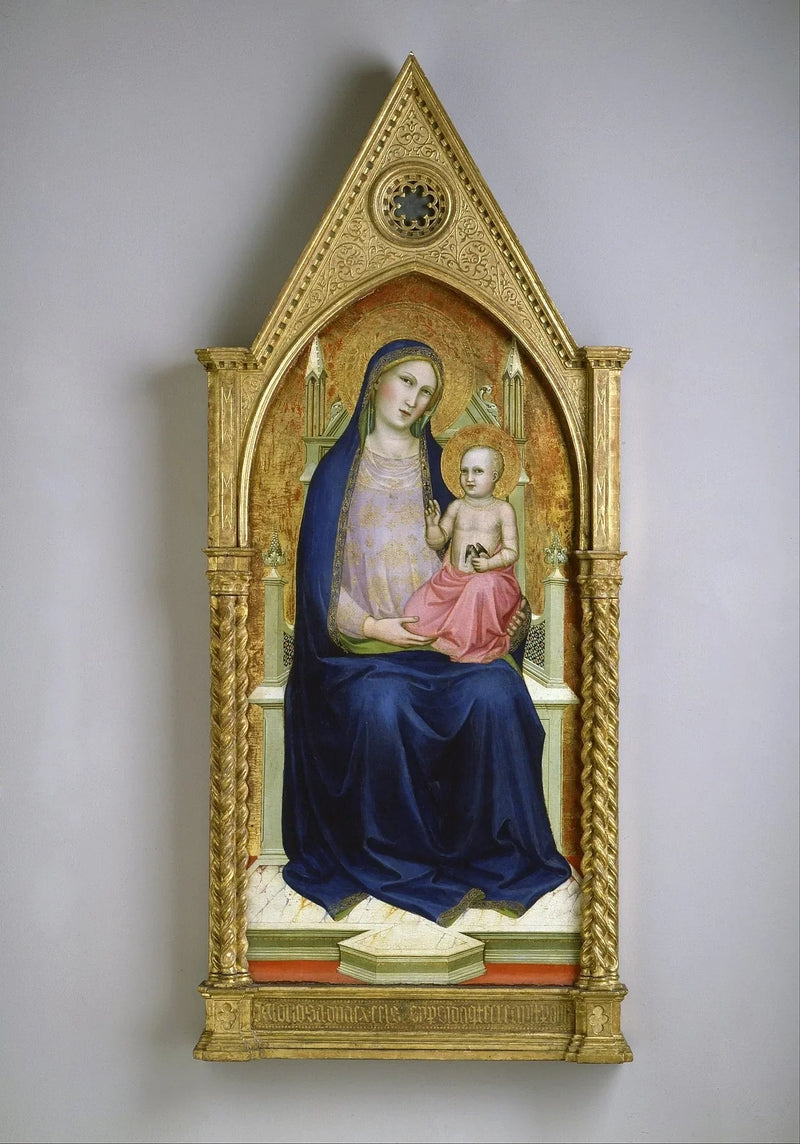 Jomfru i majestet (utdrag fra et alterbilde i ti deler) - Lorenzo Monaco