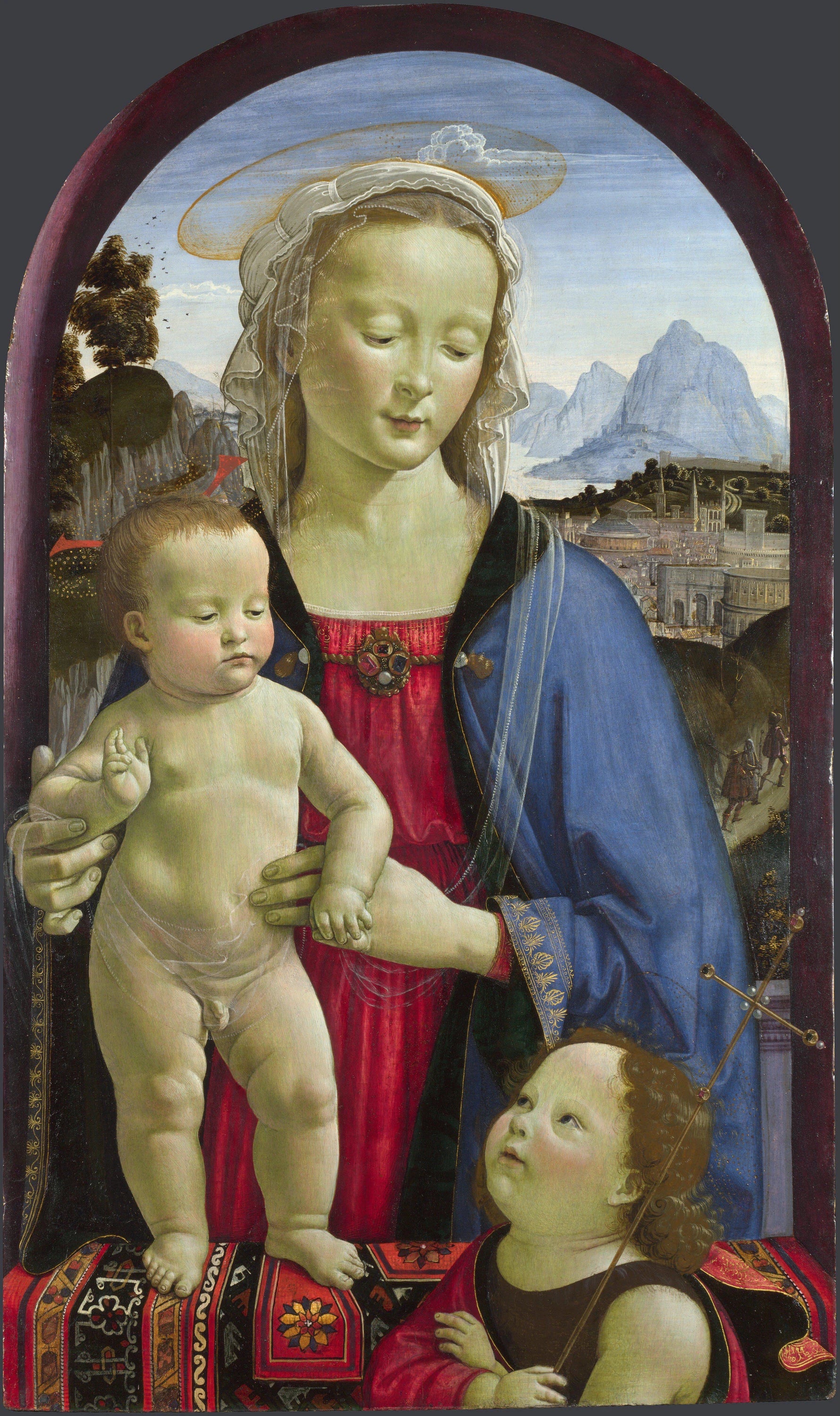 La Vierge à l'Enfant avec saint Jean - Davide Ghirlandaio
