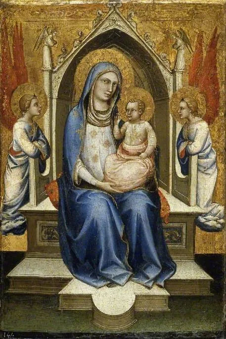 Jomfru og Barn i majestet - Lorenzo Monaco
