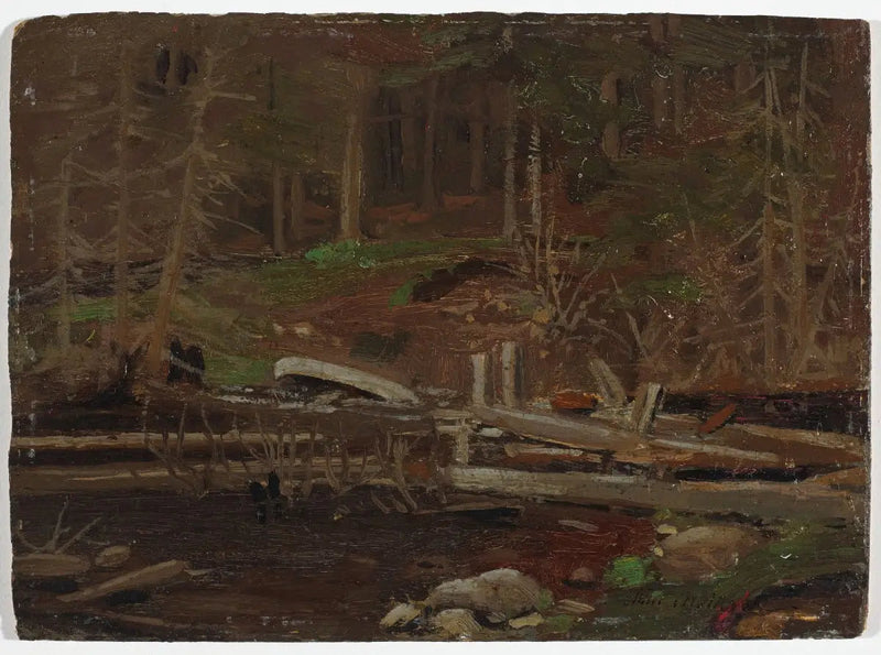 Gammelt trevolldam, Algonquin-parken - Tom Thomson

Source:
Vieux barrage de bois, parc Algonquin - Tom Thomson