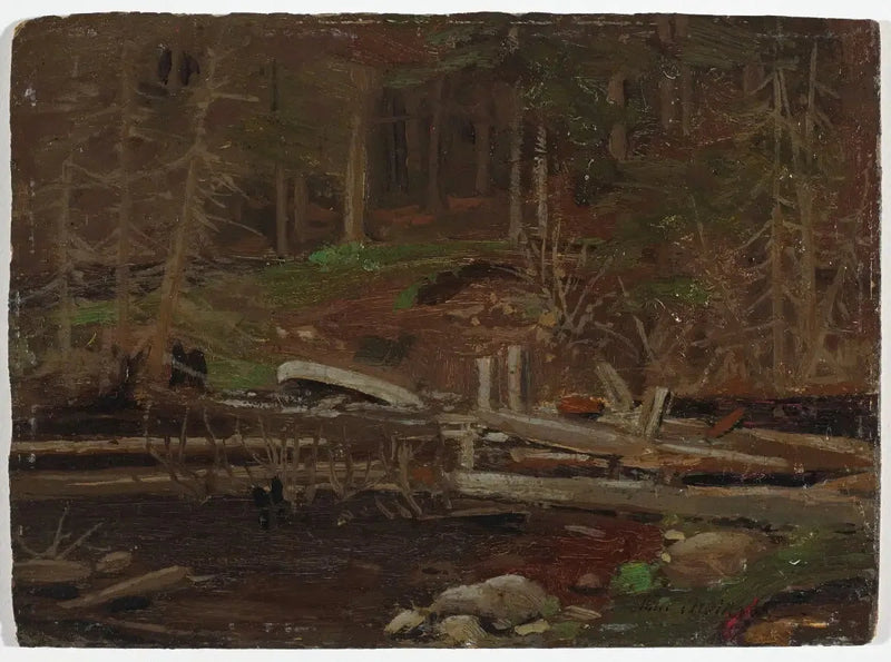 Gammelt trevolldam, Algonquin-parken - Tom Thomson

Source:
Vieux barrage de bois, parc Algonquin - Tom Thomson