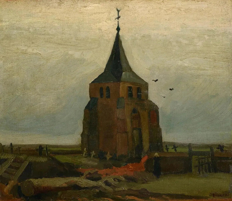 Den gamle kirkeklokken - Vincent van Gogh