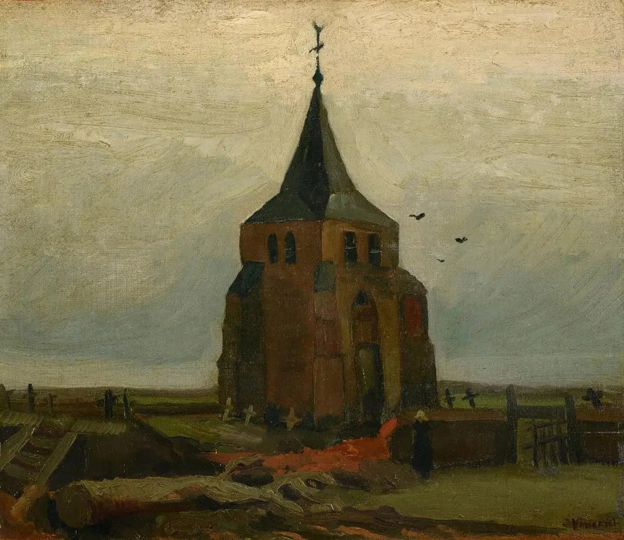 Den gamle kirkeklokken - Vincent van Gogh
