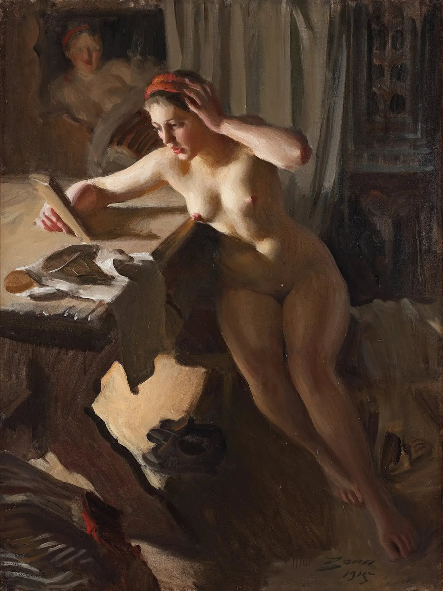 Gammelt speil - Anders Zorn

Source:
Vieux miroir - Anders Zorn
