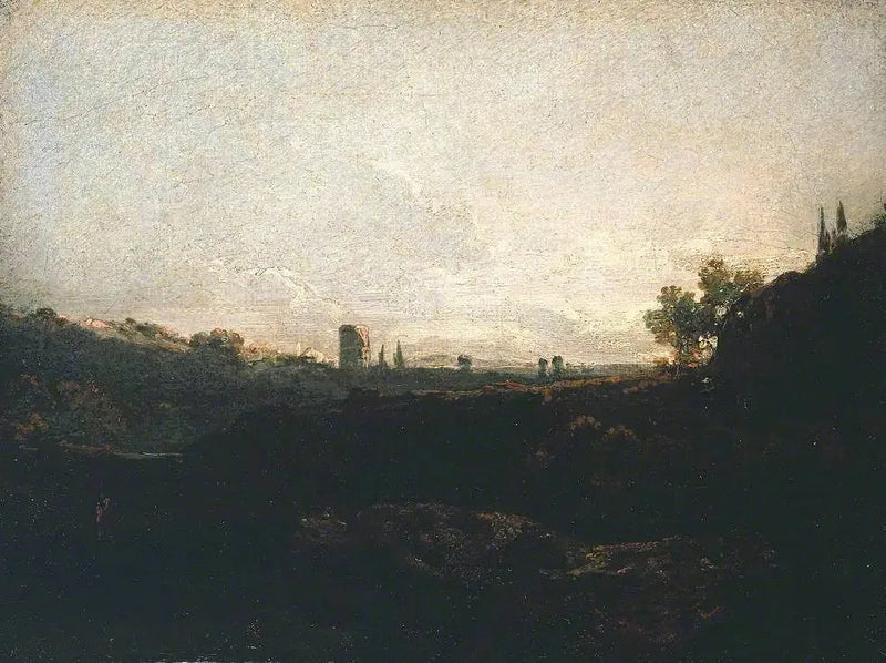 Utsikt over en by - J. M. W. Turner