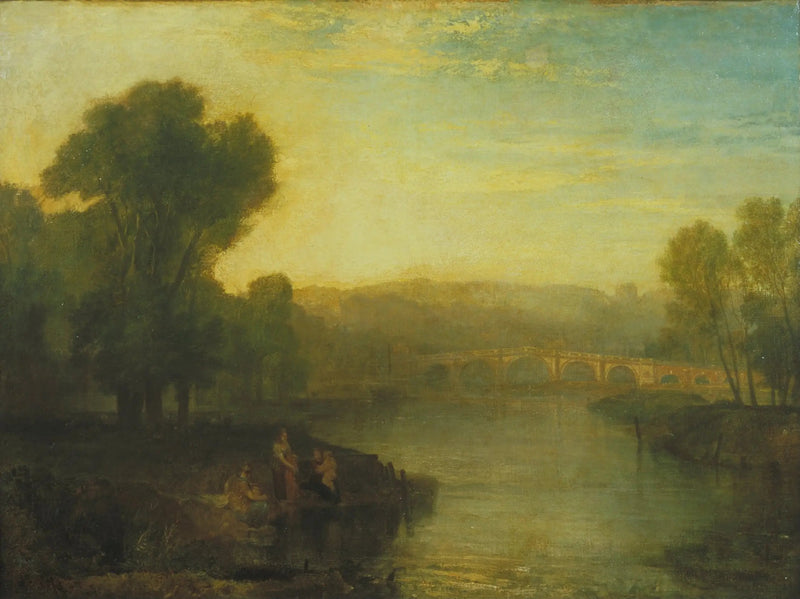 Utsikt over Richmond Hill og broen - J. M. W. Turner