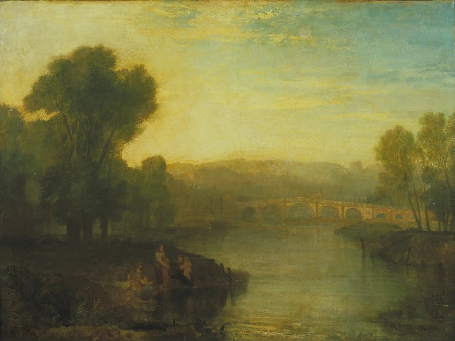 Utsikt over Richmond Hill og broen - J. M. W. Turner
