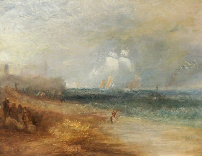Utsikt over stranden i Margate - J. M. W. Turner
