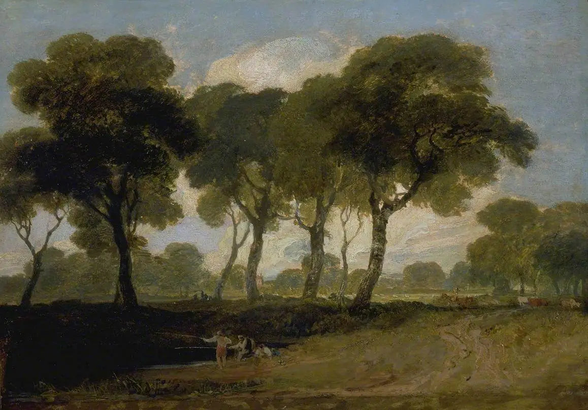 View on Clapham Common - J. M. W. Turner image 1 reproduction artisanale de tableau