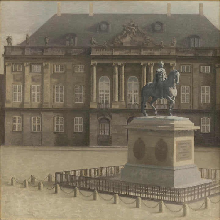 Amalienborg Torg - Vilhelm Hammershøi