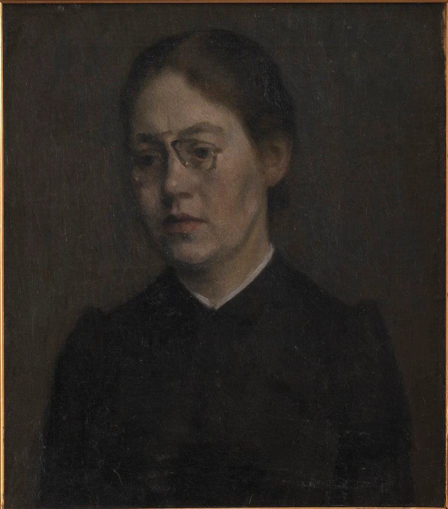 La Peintre Elisabeth Wandel, peinture de Vilhelm Hammershøi