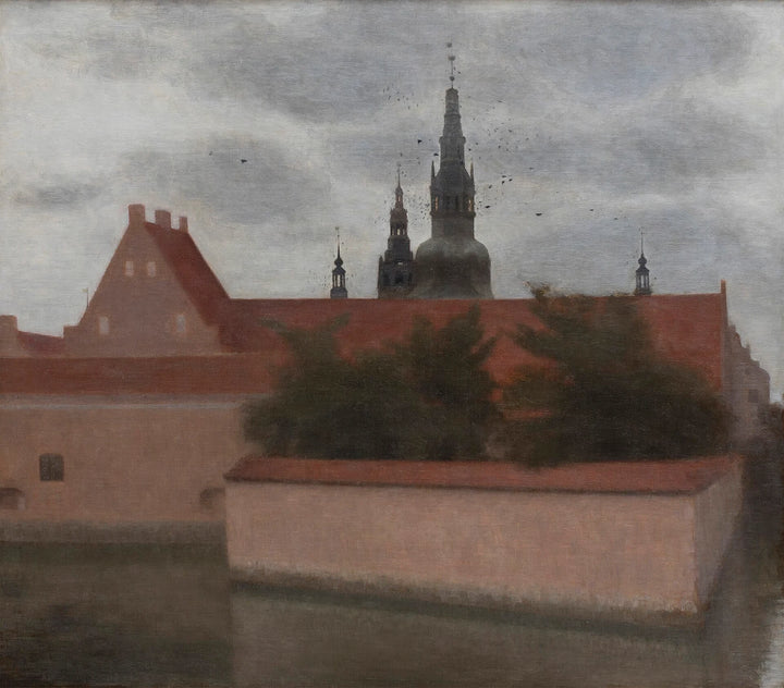 Frederiksborg slott - Vilhelm Hammershøi