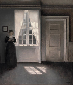 Interiør i Strandgade 30, 1900 - Vilhelm Hammershøi