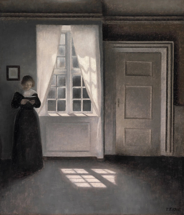 Interiør i Strandgade 30, 1900 - Vilhelm Hammershøi