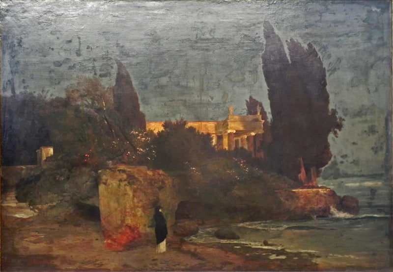 Villa ved sjøen, versjon I - Arnold Böcklin

Source:
Villa au bord de la mer, version I - Arnold Böcklin