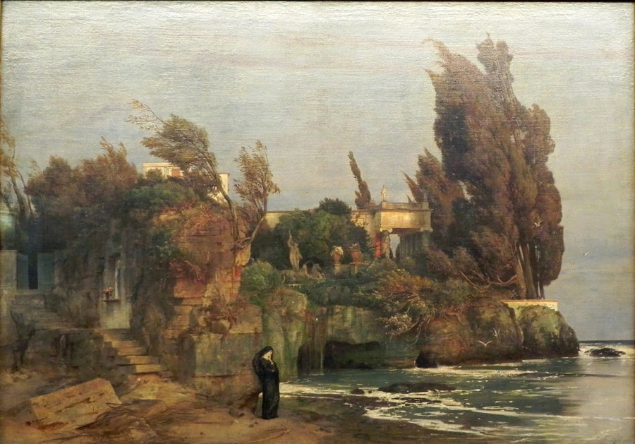 Villa ved sjøen, versjon II - Arnold Böcklin

Source:
Villa au bord de la mer, version II - Arnold Böcklin