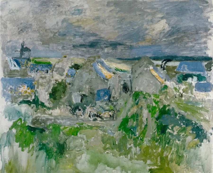 Landsby ved sjøen. Saint Jacut - Édouard Vuillard