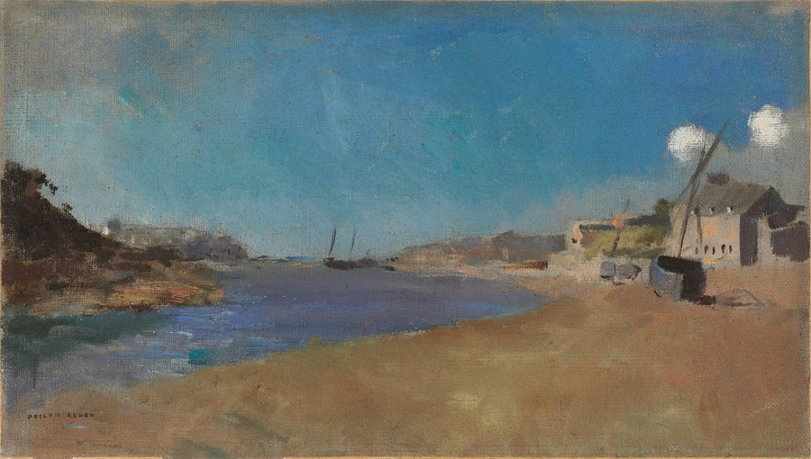 Fiskerlandsby, Bretagne - Odilon Redon