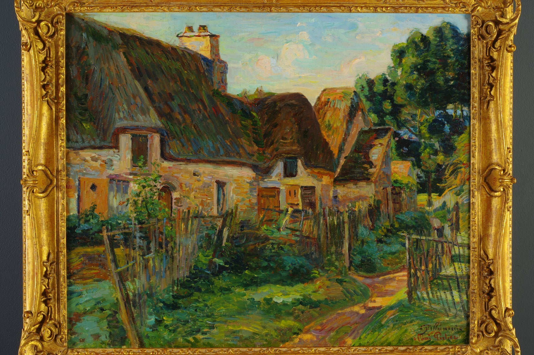 Village en Île-de-France - Armand Guillaumin - Alpha Reproduction