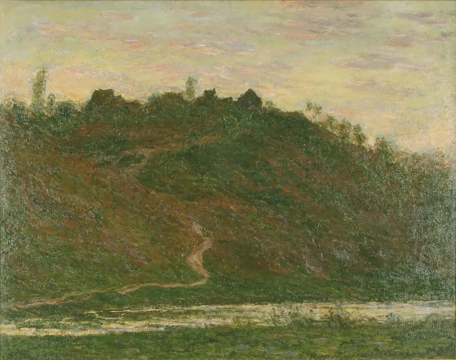 Landsbyen La Roche-Blond, Kveldsstemning - Claude Monet