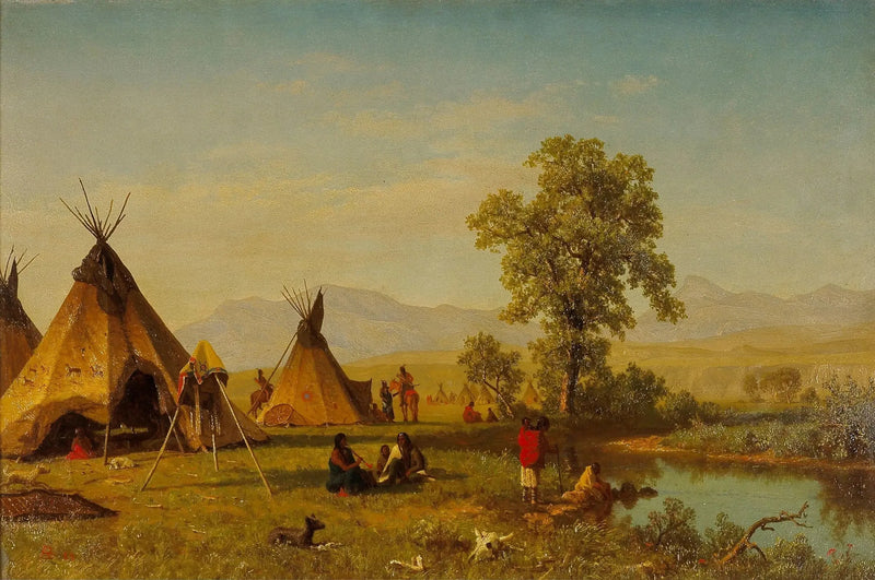 Sioux-landsby nær Fort Laramie - Albert Bierstadt

Source:
Village sioux près de Fort Laramie - Albert Bierstadt