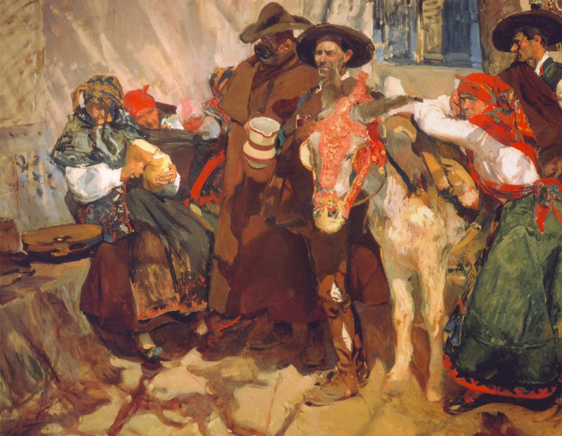 Landsbyboer fra Léon - Joaquín Sorolla