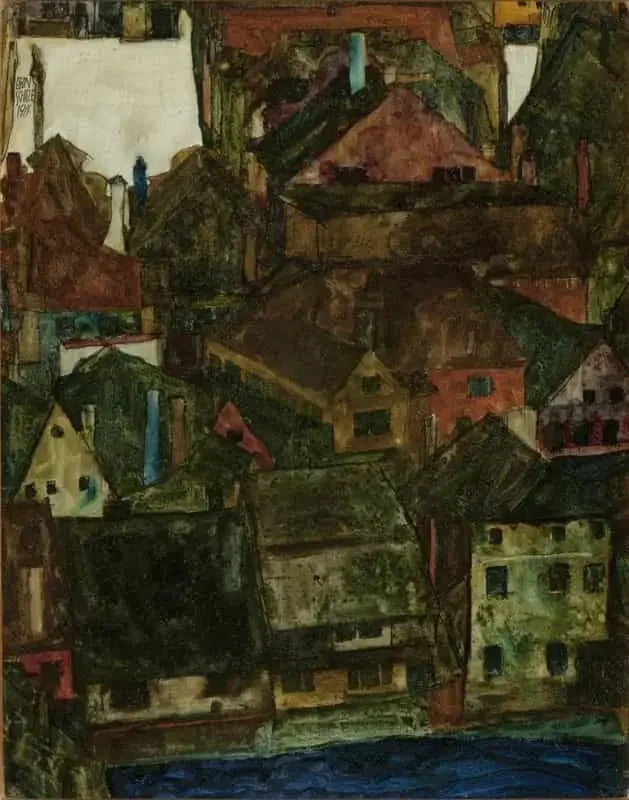 Død by - Egon Schiele