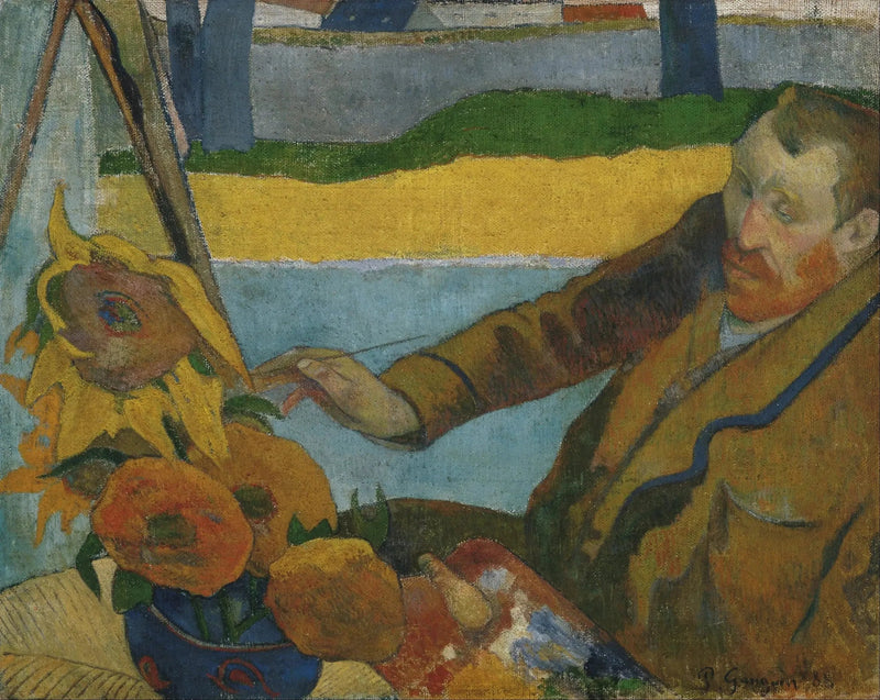 Vincent van Gogh maler solrosene - Paul Gauguin