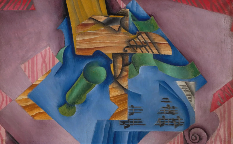 Violon og glass - Juan Gris