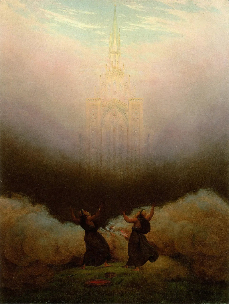 Visjon av den kristne kirke - Caspar David Friedrich