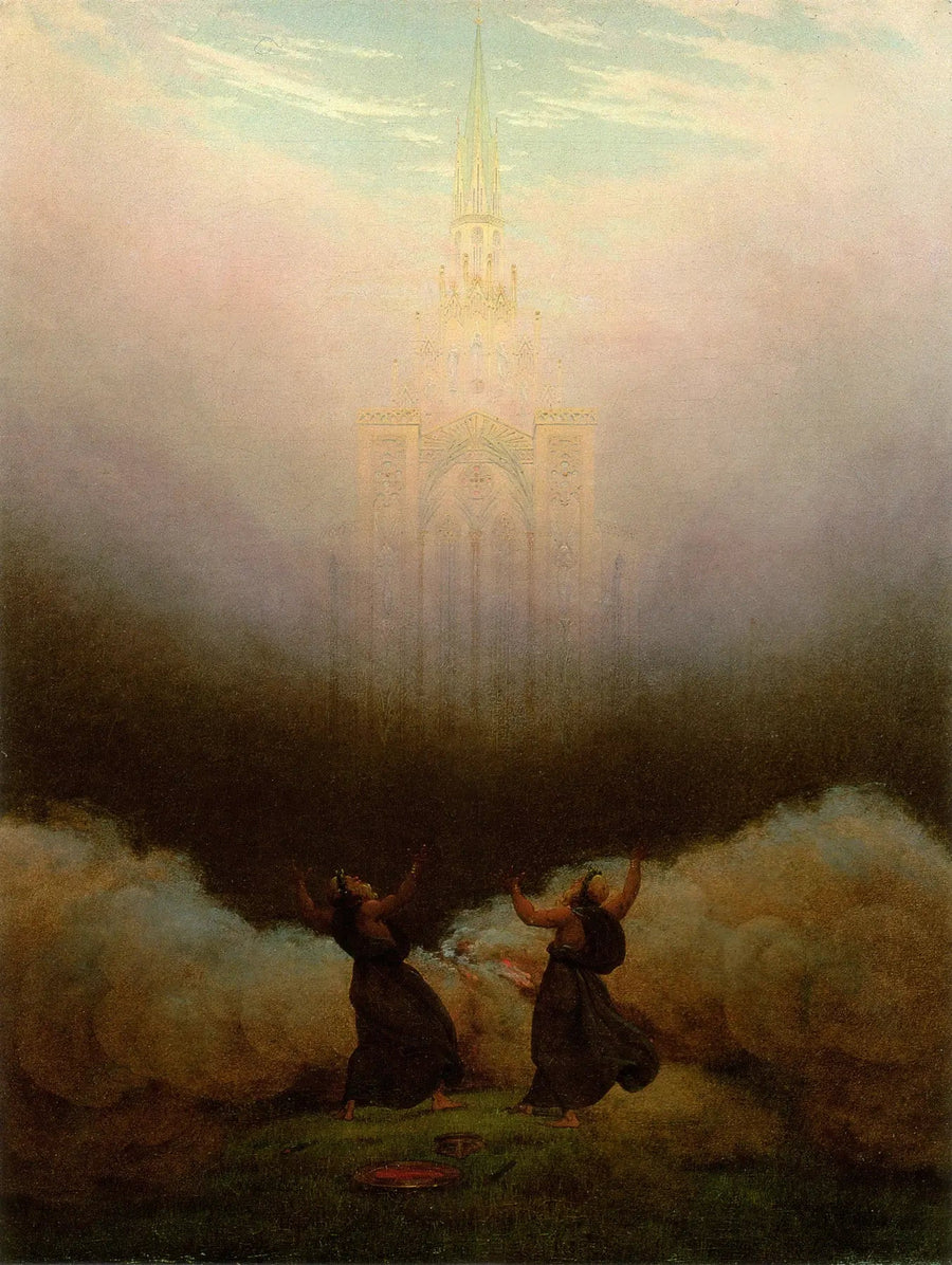 Visjon av den kristne kirke - Caspar David Friedrich