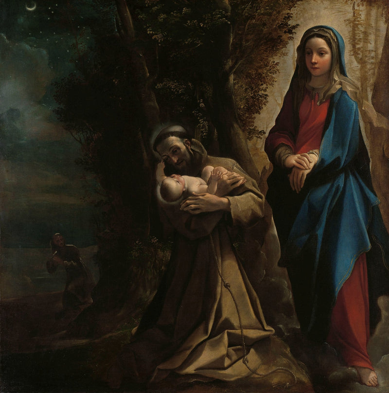 Visjon av San Francesco d'Assisi - Ludovico Carracci